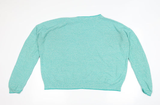 Topshop Womens Blue Pullover Jumper Size 12
