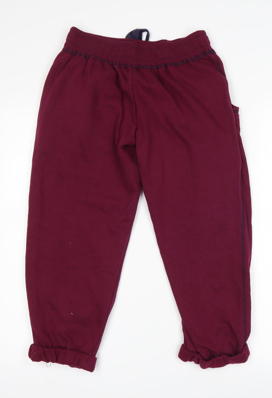 Debenhams Womens Purple Jogger Trousers Size 8 L23 in