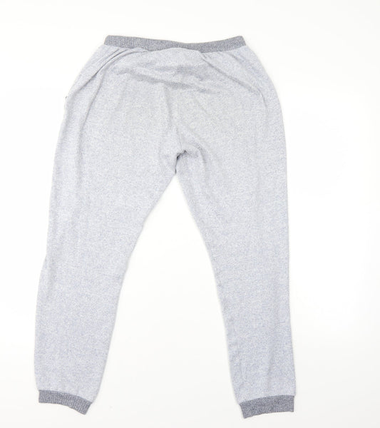 Loungewear Womens Blue Sweatpants Trousers Size 10 L25 in