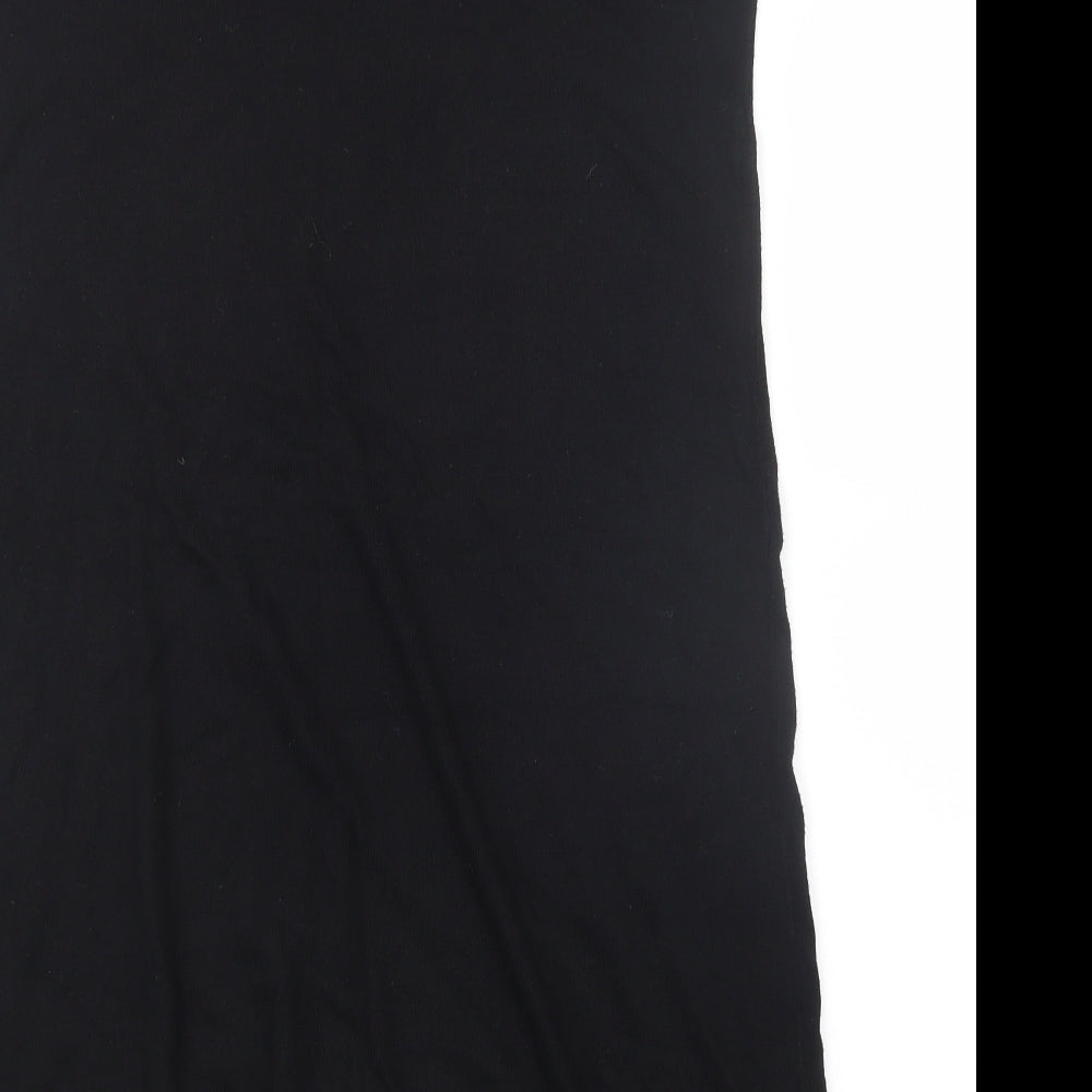 O STIN Womens Black Knit Jumper Dress Size L