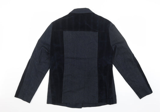Paul Mausner Womens Blue Jacket Size 14