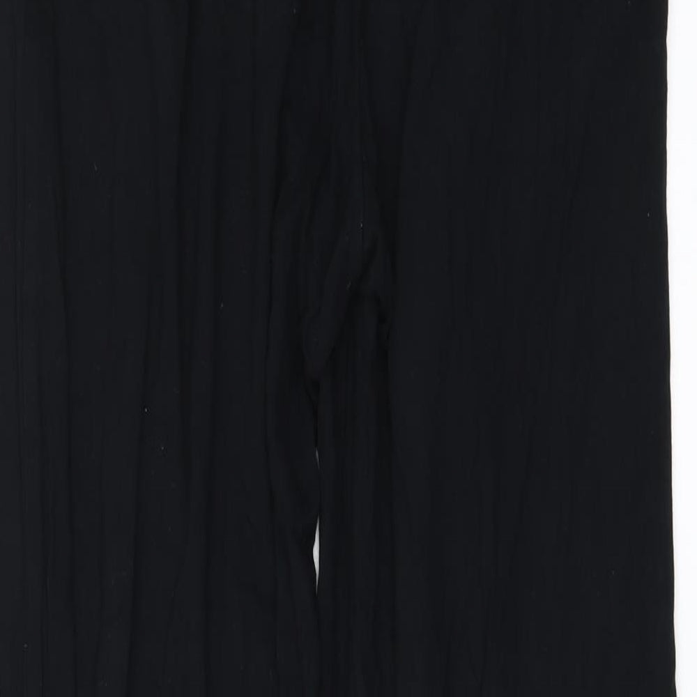 Marks and Spencer Womens Black Trousers Size 12 L28 in