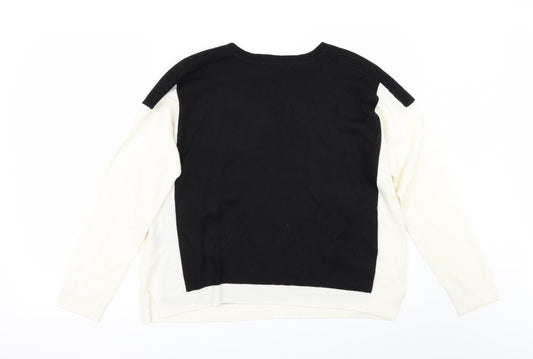 Marks and Spencer Womens Black Pullover Jumper Size 12