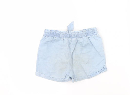 Young Dimension Girls Blue Hot Pants Shorts Size 4-5 Years