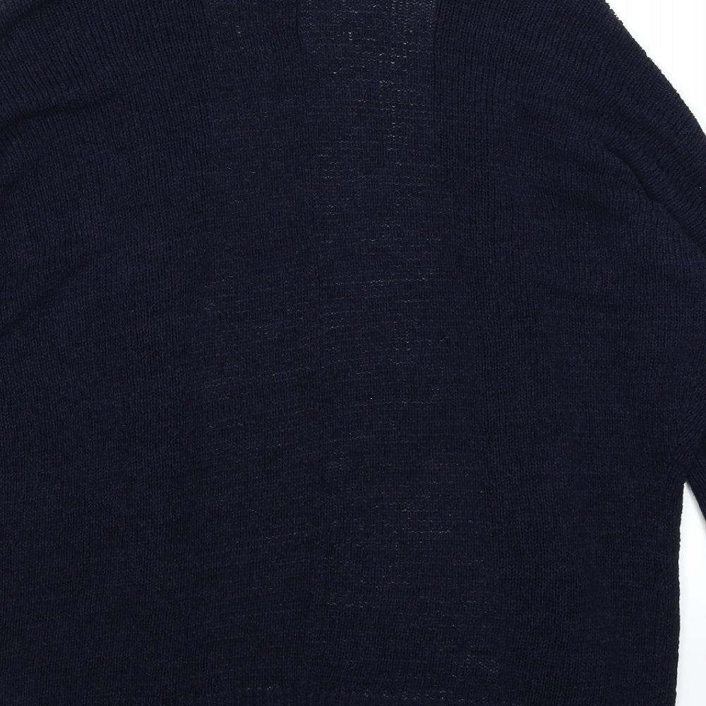 Papaya Womens Blue Cardigan Jumper Size M