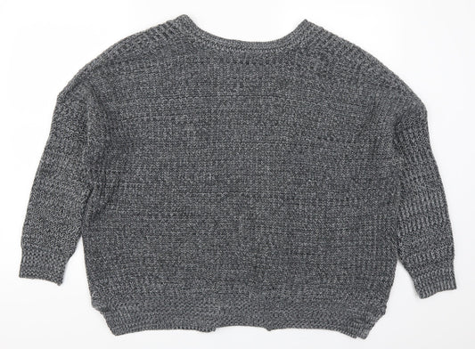 Missguided Womens Black Cardigan Jumper Size M