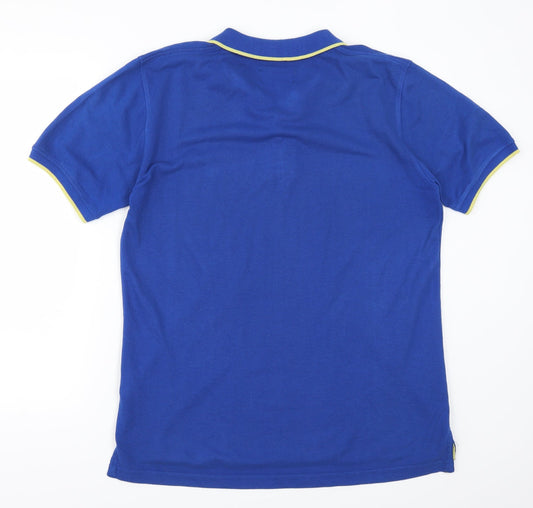 Brave Soul Mens Blue Polo Size L