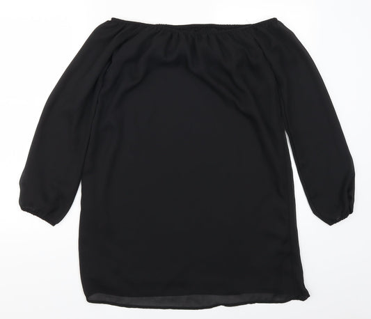 Missguided Womens Black Mini Size 10