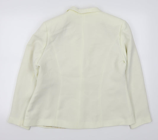 Kaleidoscope Womens White Jacket Blazer Size 18