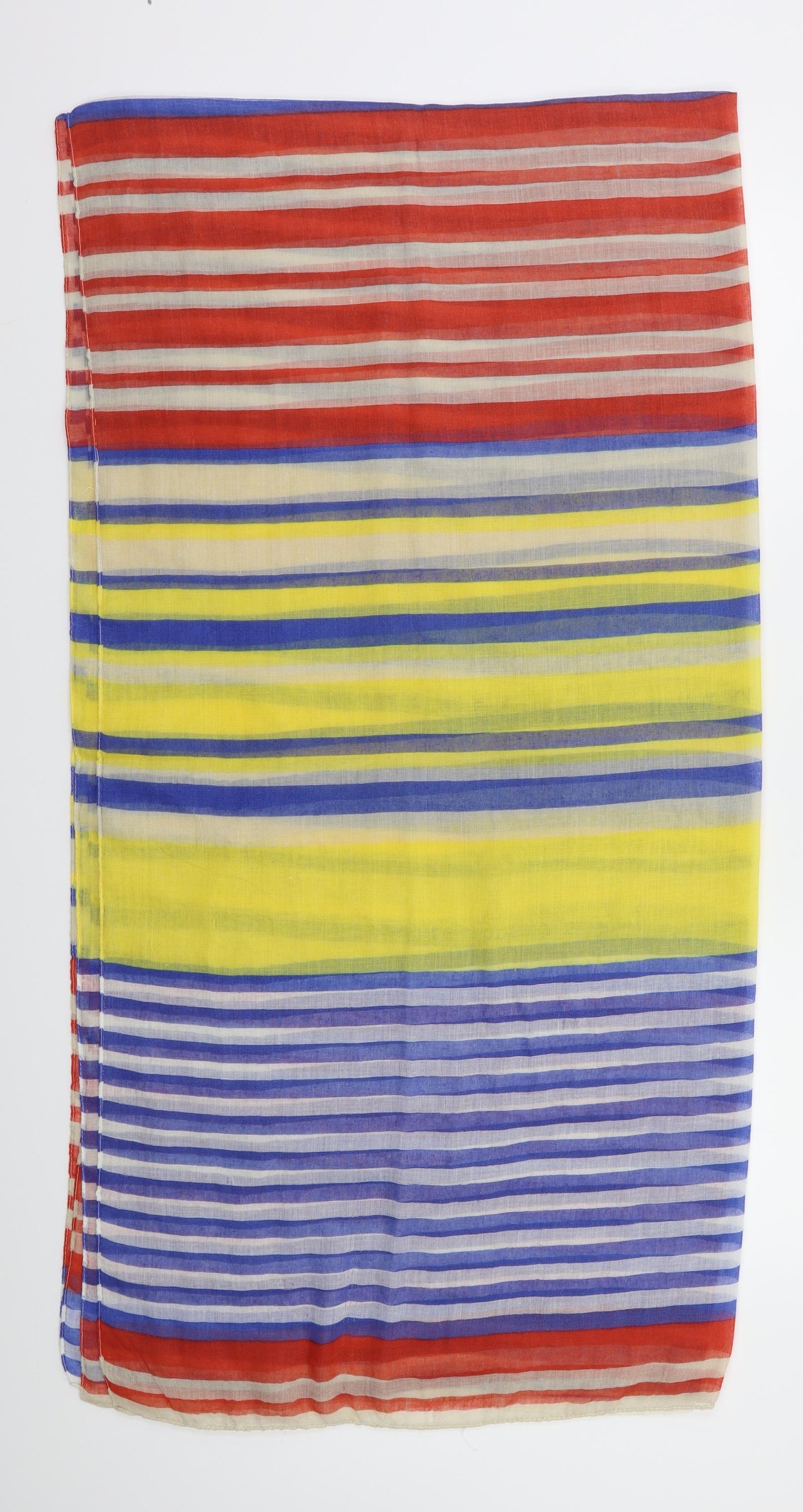 Preworn Womens Multicoloured Striped Scarf