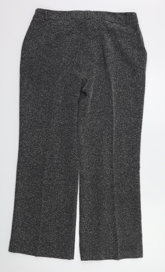 editions Womens Grey Trousers Size 16 L30 in