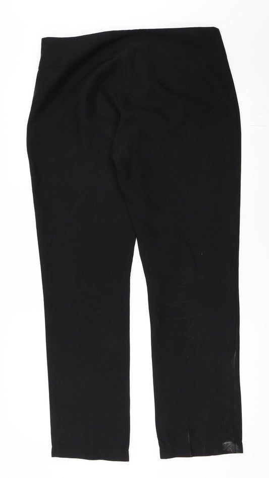 Gear Womens Black Trousers Size 12 L31 in