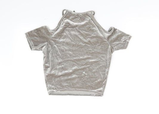 New Look Girls Grey Basic Tank Size 12-13 Years