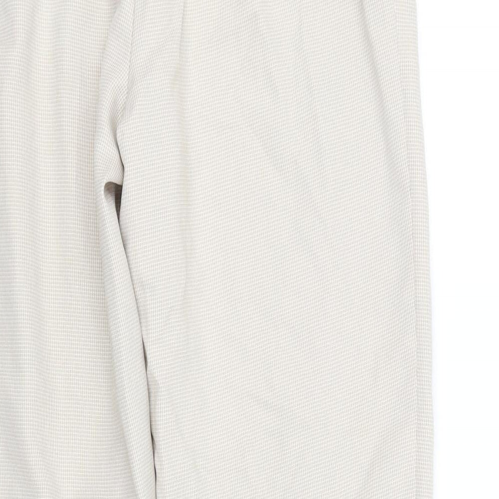 Marks and Spencer Womens Beige Trousers Size 14 L30 in