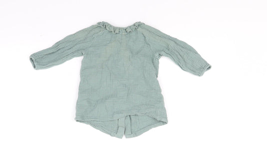 H&M Green Cardigan Jumper Size 6-9 Months