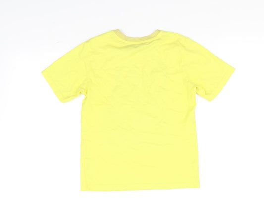 rebal Girls Yellow Basic T-Shirt Size 7-8 Years