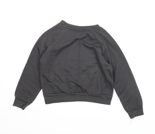 Primark Girls Grey Pullover Sweatshirt Size 7-8 Years