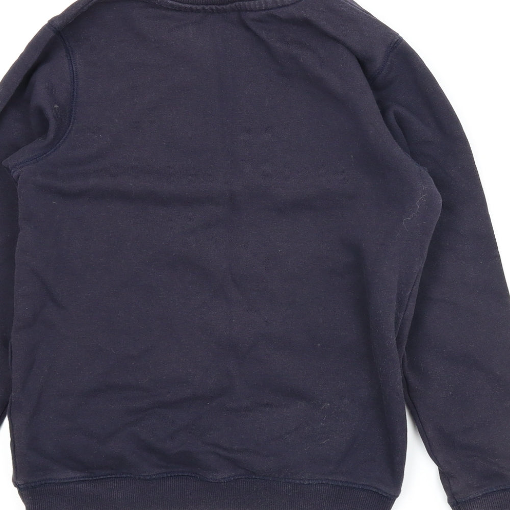 TU School Boys Blue Pullover Jumper Size 9 Years