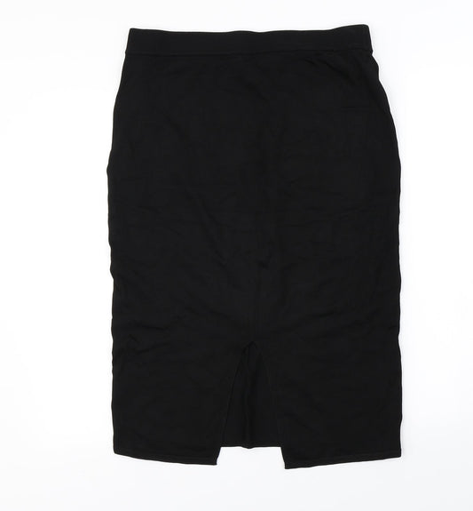 H&M Womens Black A-Line Skirt Size M