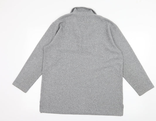 Dorothy Perkins Womens Grey Knit Pullover Jumper Size 10