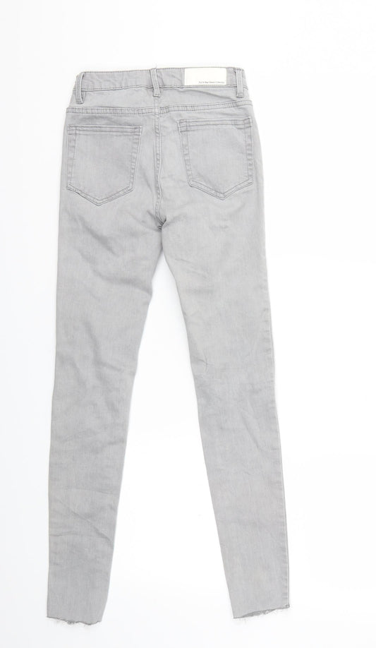 Pull&Bear Womens Green Denim Skinny Jeans Size 23 in L27 in