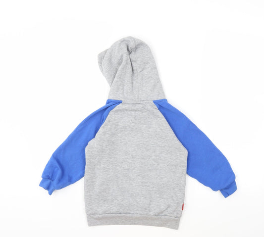 Slazenger Boys Grey Pullover Hoodie Size 5-6 Years