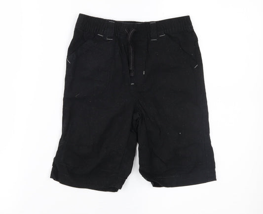 Rebel Boys Black Cropped Trousers Size 5-6 Years