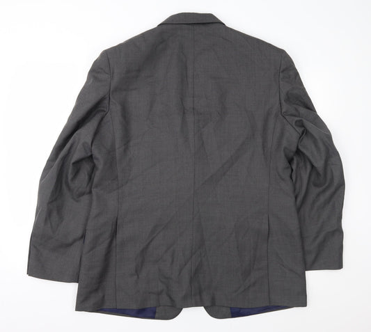 George Mens Grey Jacket Suit Jacket Size 44