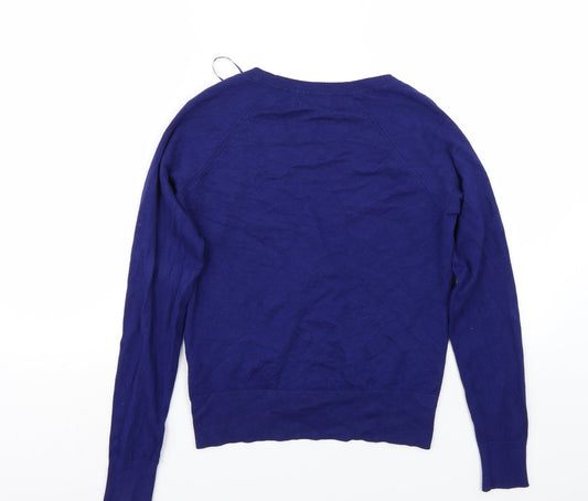 Newlok Womens Blue Cardigan Jumper Size 10