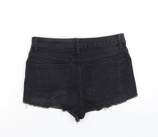 Topsop Womens Black Bermuda Shorts Size 28