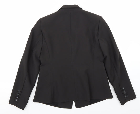 Papaya Womens Black Jacket Coat Size 12