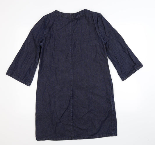 Warehouse Womens Blue Denim Mini Size 12