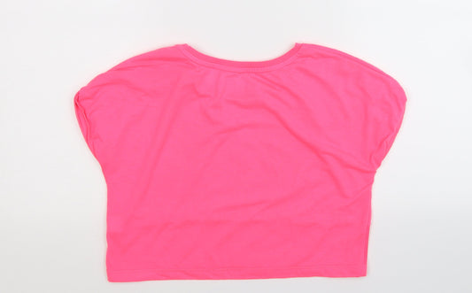 Primark Girls Pink Basic T-Shirt Size 11-12 Years