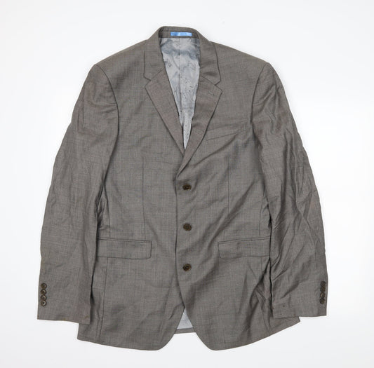 Next Mens Grey Jacket Blazer Size L