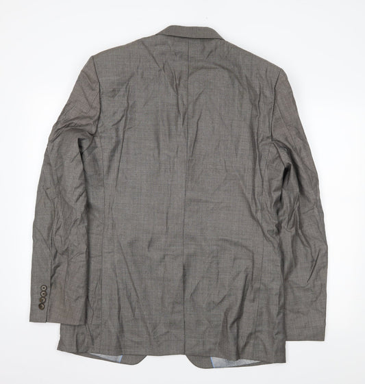 NEXT Mens Grey Jacket Blazer Size L