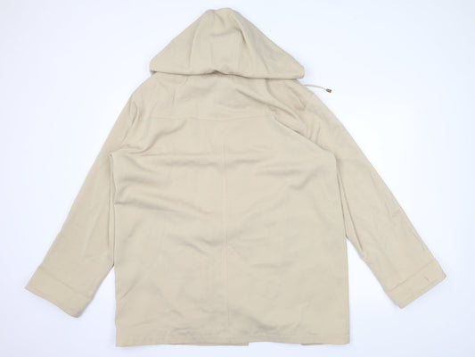 Astraka Womens Beige Jacket Coat Size L