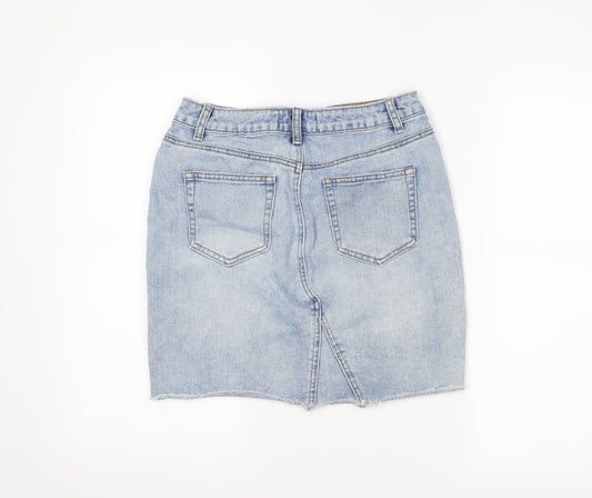 newlook Girls Blue Denim Straight & Pencil Skirt Size 14 Years