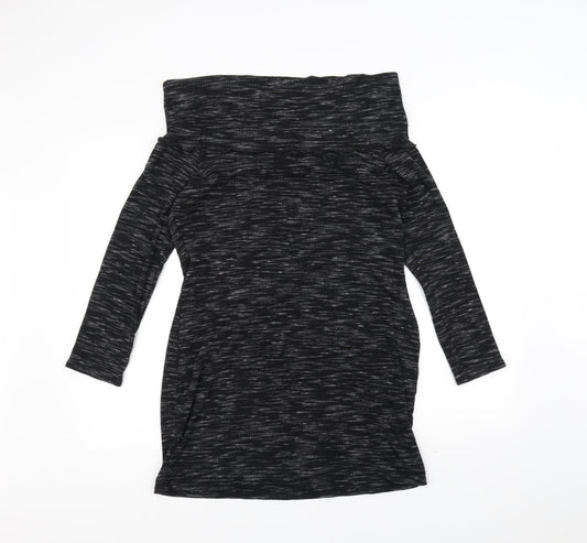 Boohoo Womens Black A-Line Size 18