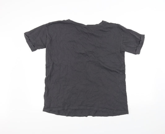 NEXT Womens Black Basic T-Shirt Size M