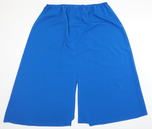 Size Up Womens Blue A-Line Skirt Size 24