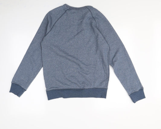 Easy Mens Blue Pullover Jumper Size S