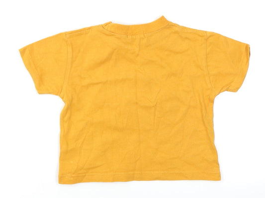 George Boys Yellow Basic T-Shirt Size 6-9 Months