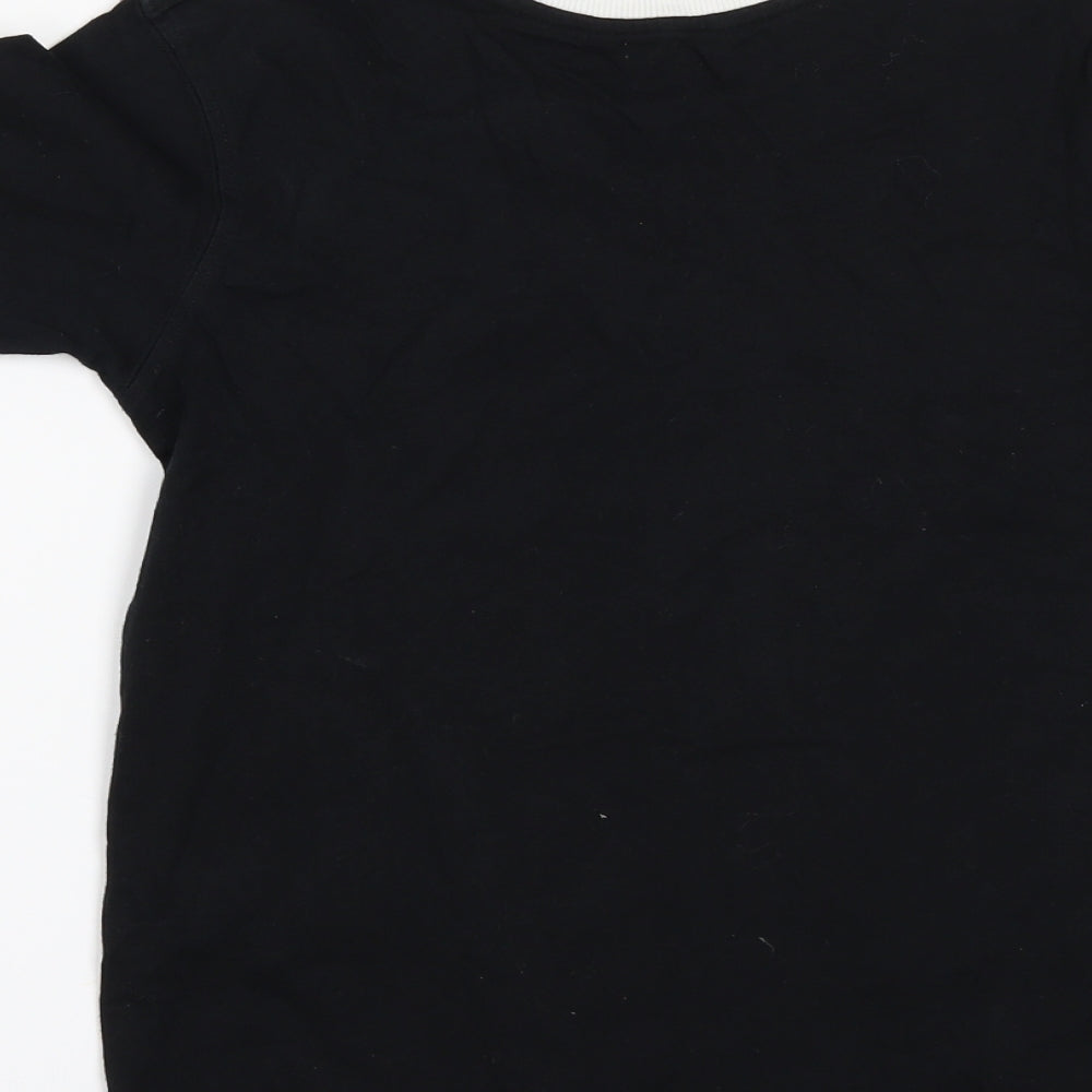 George Girls Black Basic T-Shirt Size 8-9 Years