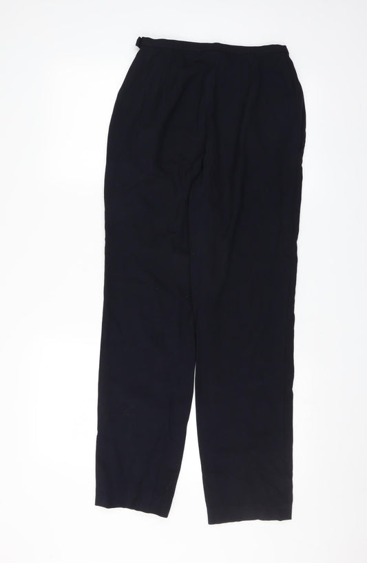 Marks and Spencer Womens Blue Trousers Size 10 L29 in