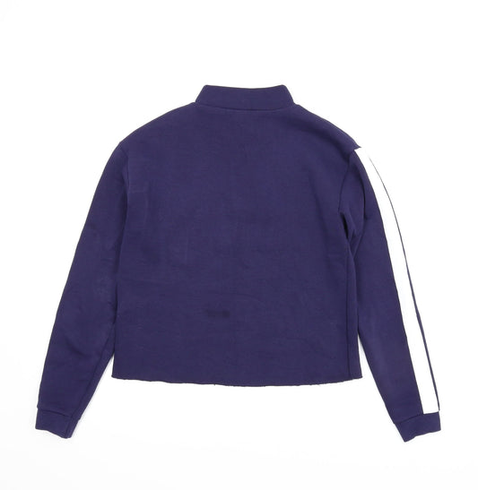 Matalan Girls Blue Pullover Jumper Size 14 Years - Cropped