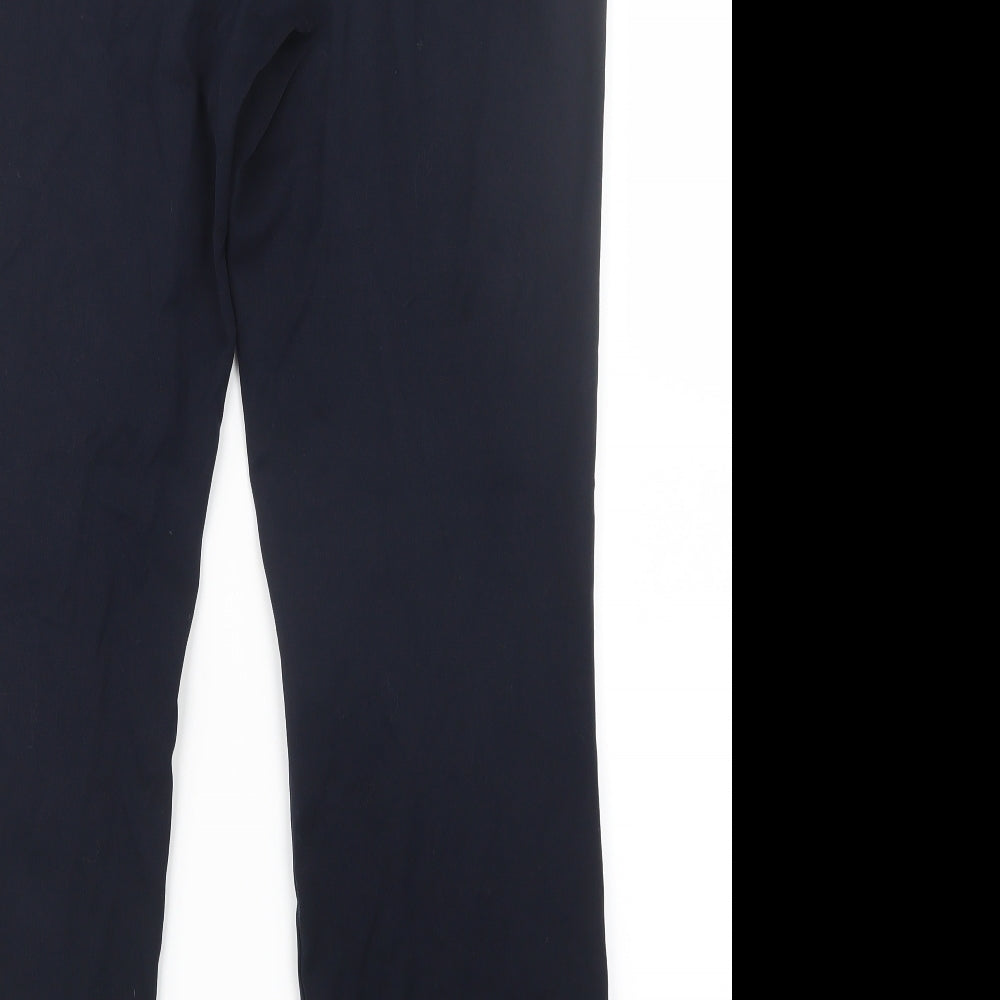 Marks and Spencer Womens Blue Trousers Size 10 L30 in
