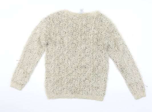 Carmen Womens Gold Knit Pullover Jumper Size XL