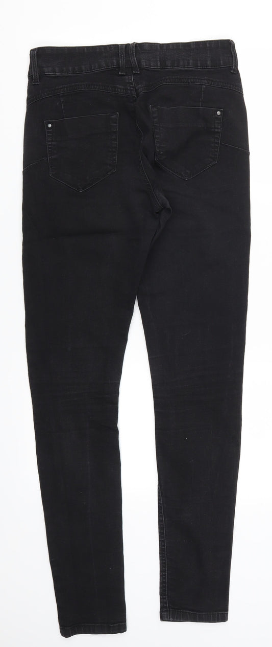 Denim Co Womens Black Denim Skinny Jeans Size 10 L30 in