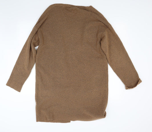 Forever21 Womens Brown Knit Cardigan Jumper Size M