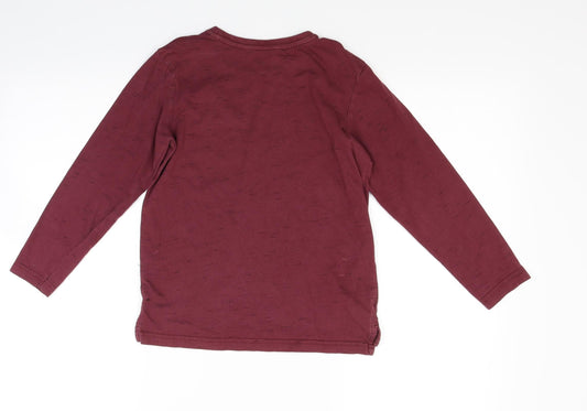 George Boys Red Basic Polo Size 8-9 Years